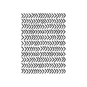 Darice Embossing Folder Greater Than Pattern Arrow Scrapbook Paper Craft